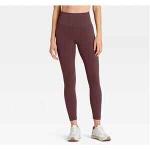 All in Motion Dynamic Flex 7/8 Leggings Womens S Brown High Rise NWT